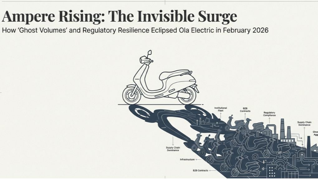 Ampere Overtakes Ola: 'Ghost Volume', Resurgence & The 4kWh Gap