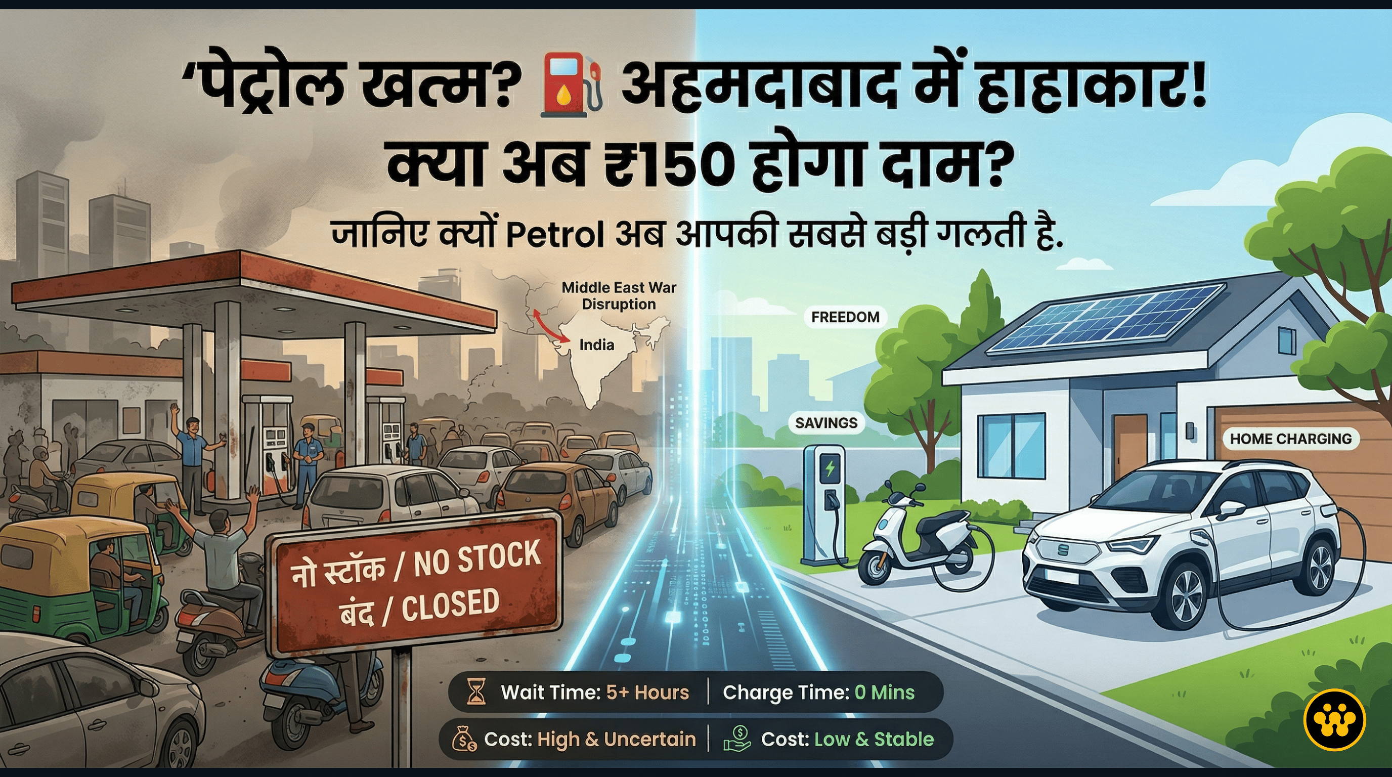 Ahmedabad Petrol Shortage