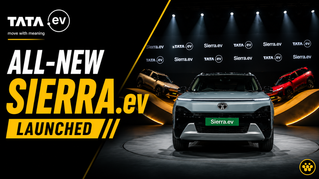 Tata Sierra.ev Launched: Price, Range, and Features of the New Electric SUV Benchmark