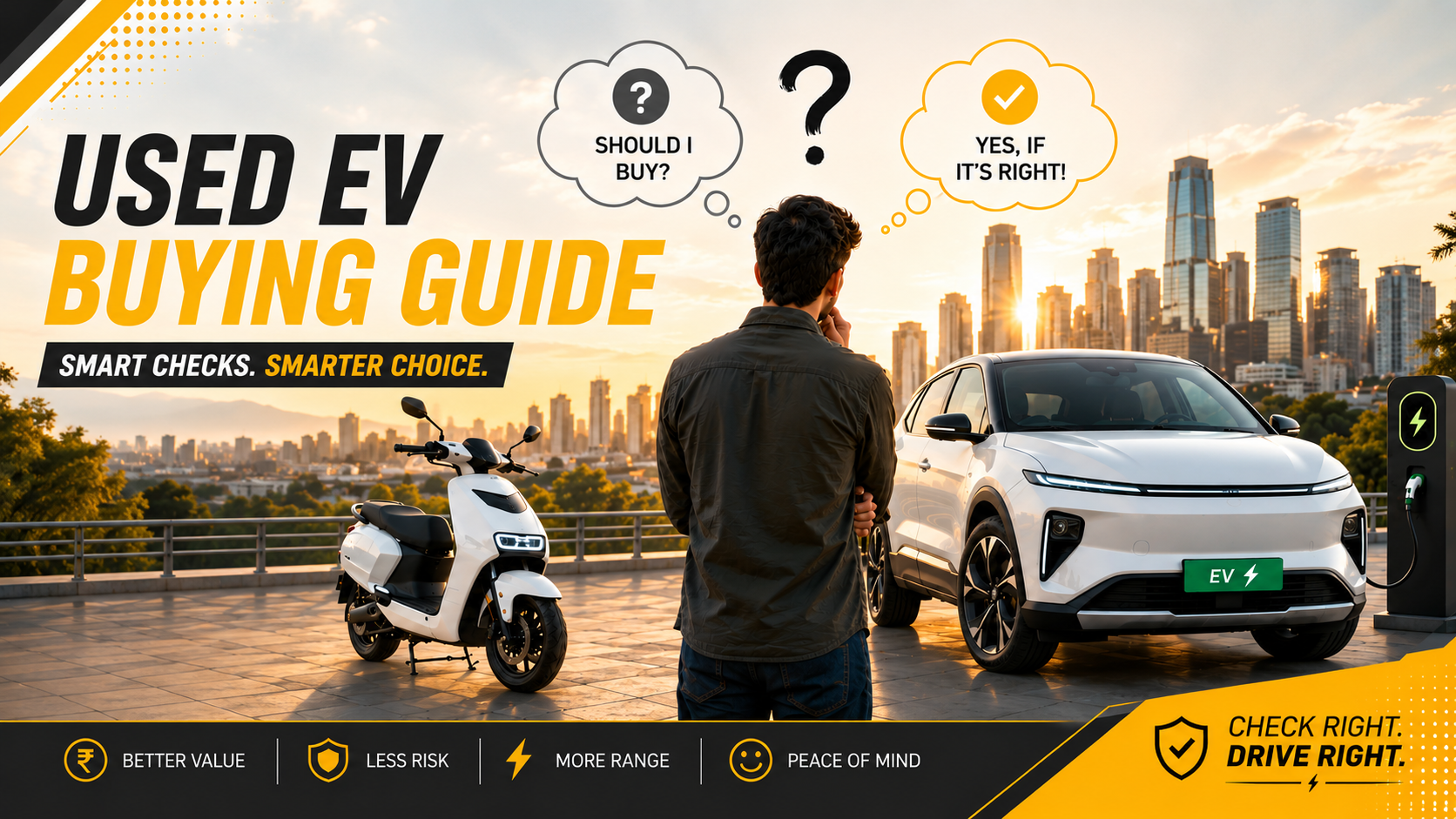 Used EV Buyer’s Guide (2026): How to Inspect Cars, Bikes & Scooters