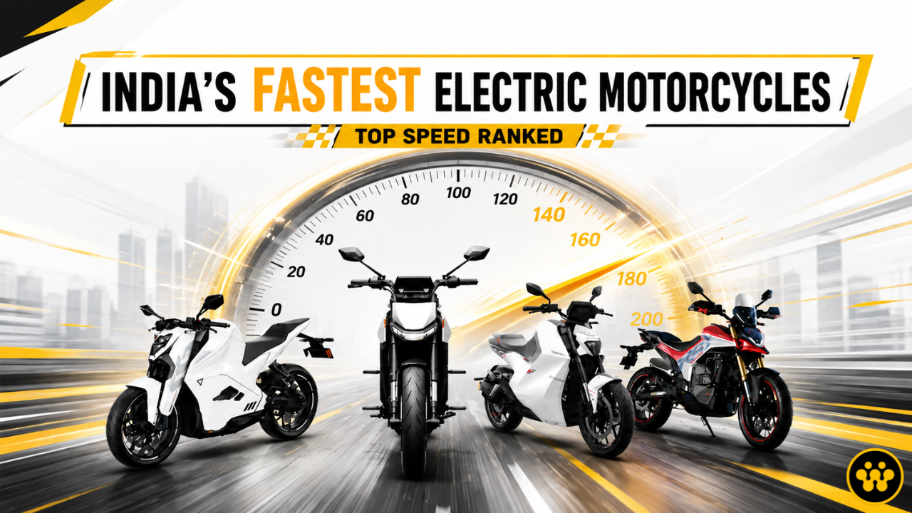India’s Fastest EV Bikes: Top Speed, Range, and specs Compared