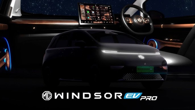 MG Windsor EV Pro Spotted: 50 kWh battery and 460km