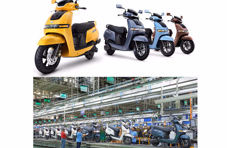 TVS iQube Surpasses 6 Lakh Sales in India, Eyes Global Electric Two-Wheeler Leadership