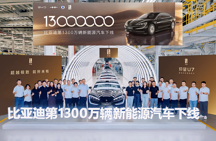 BYD Hits 13 Million EVs – Beats Tesla & Sets Global Electric Car Record in 2025!