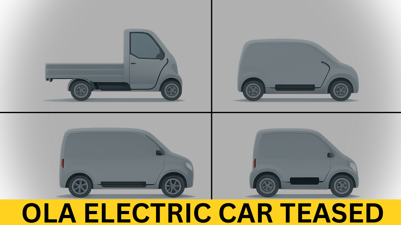 Ola Electric Car : New Compact EV Revealed to Rival MG Comet