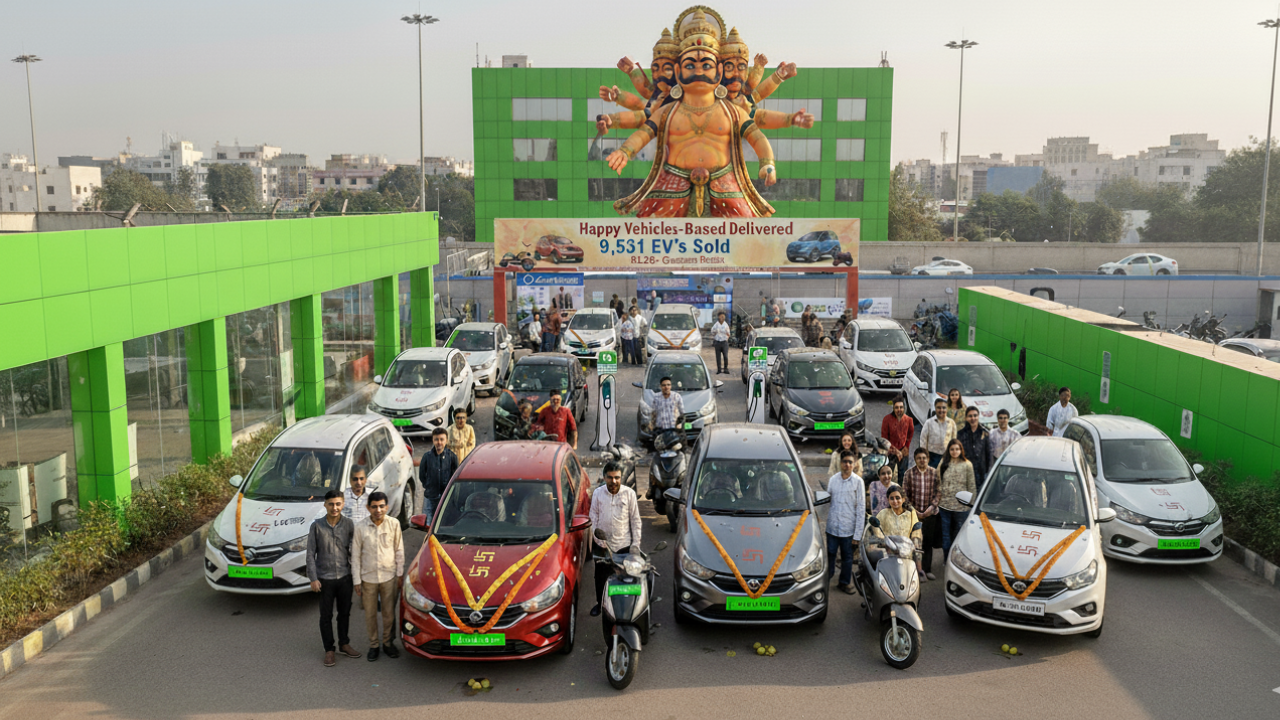 Pune's Festive Boom: 9,531 Vehicles Registered on Dussehra as EV Sales Peak