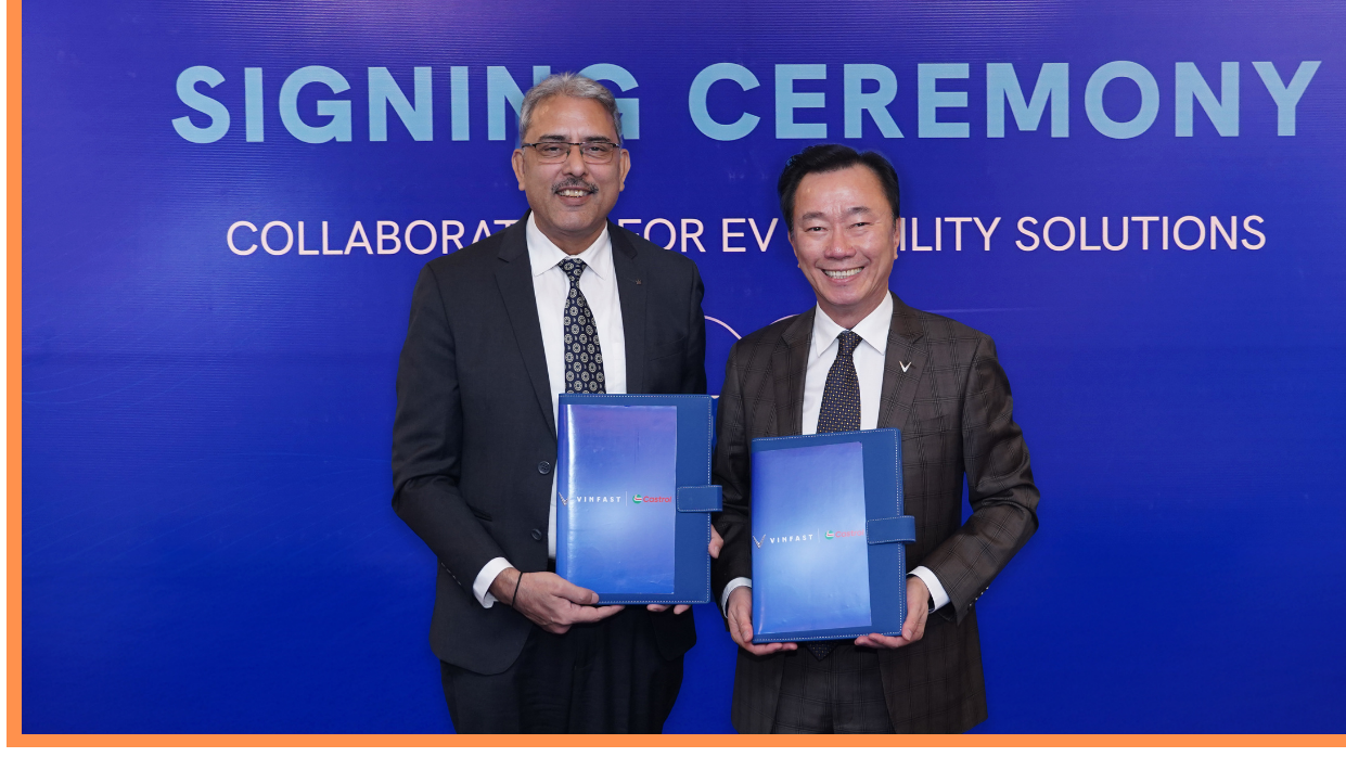 VinFast partners Castrol India for after-sales services and expansion of EV sales