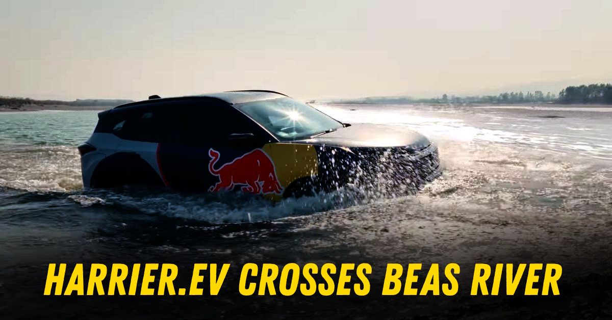 After Kerala’s Elephant Rock, Harrier.EV passes dangerous Beas River of Himachal