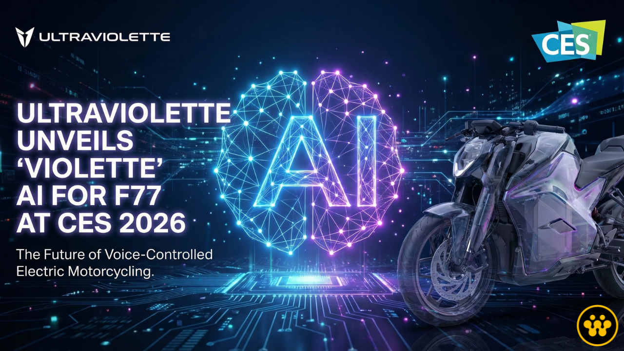 Ultraviolette Unveils ‘Violette’ AI at CES 2026: The Future of Voice-Controlled Electric Motorcycling