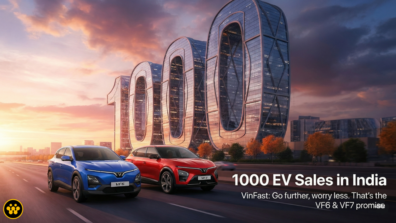 VinFast India Sales Milestone: 1,000 EVs Sold in Just 4 Months