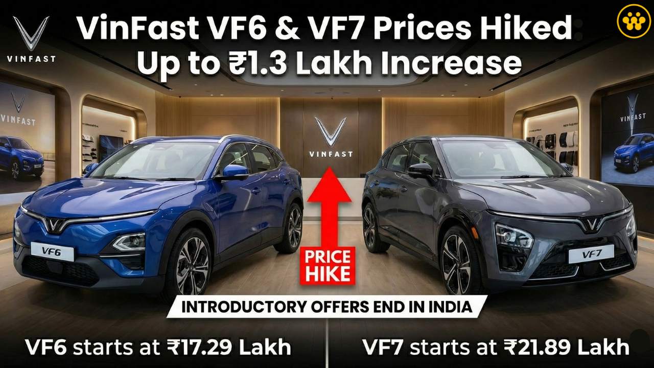 VinFast VF6 and VF7 Prices Hiked in India: Introductory Offers End, Prices Up by ₹1.3 Lakh