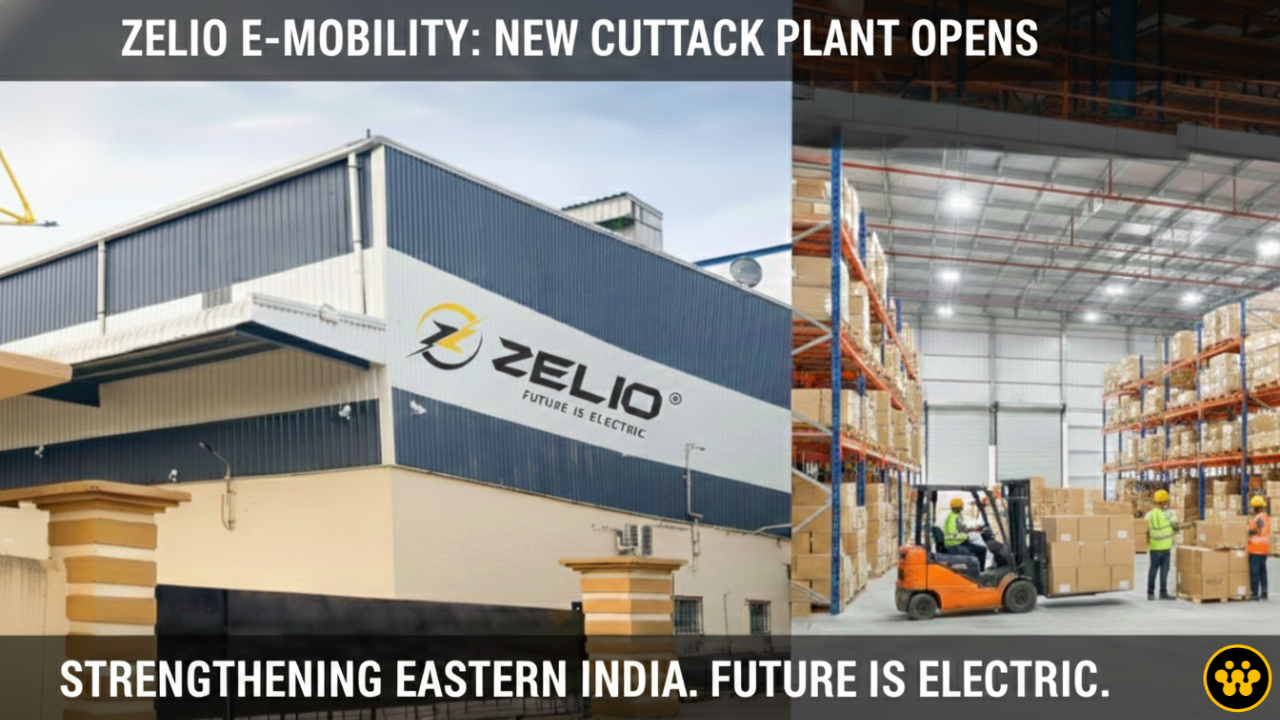 Zelio E-Mobility Bolsters Eastern India Presence with New Cuttack Manufacturing Plant