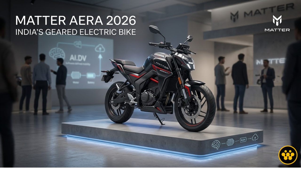 Matter Aera: India's Geared Electric Bike & AI-Driven Tech
