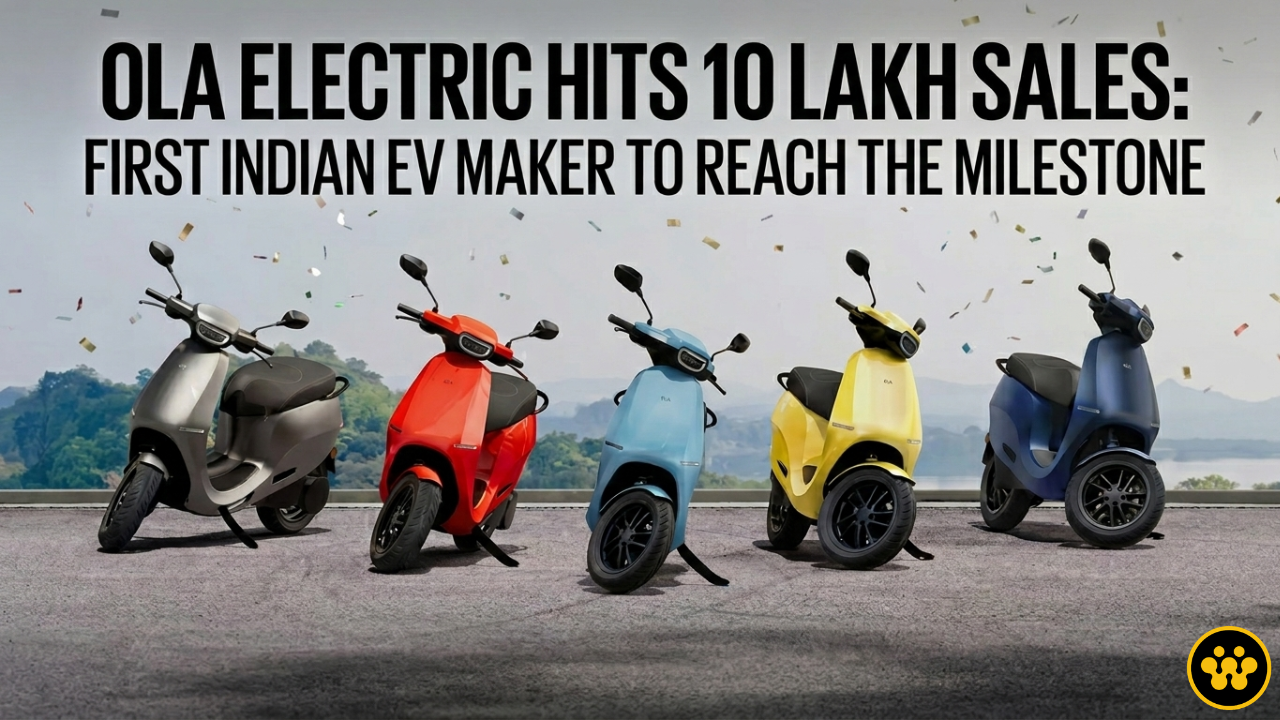Ola Electric Makes History: First Indian EV Brand to Surpass 10 Lakh Sales