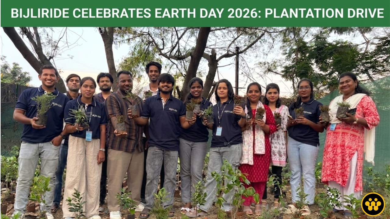 Bijliride Celebrates Earth Day 2026 with Landmark Plantation Drive and Green Mobility Initiative