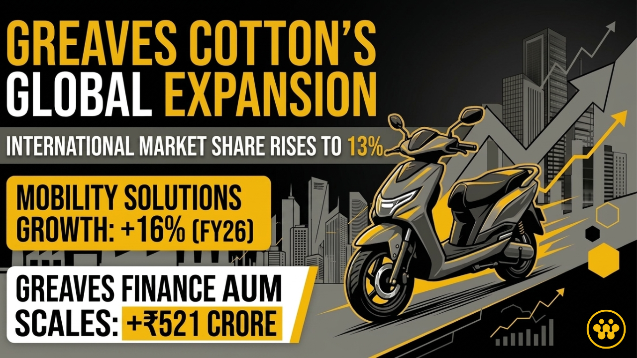 Greaves Cotton Closes FY26 with Record ₹1000 Crore Q4 Revenue, Fueled by EV Expansion and Global Demand