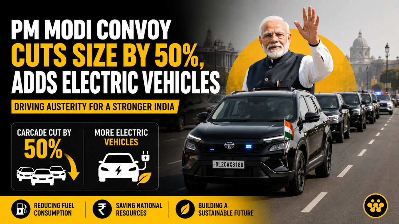 PM Modi Convoy To Include More Electric Vehicles, Carcade Cut By 50%