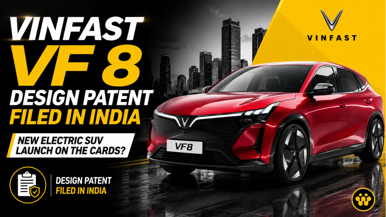 VinFast VF 8 Design Patent Filed in India: New Electric SUV Launch on the Cards?