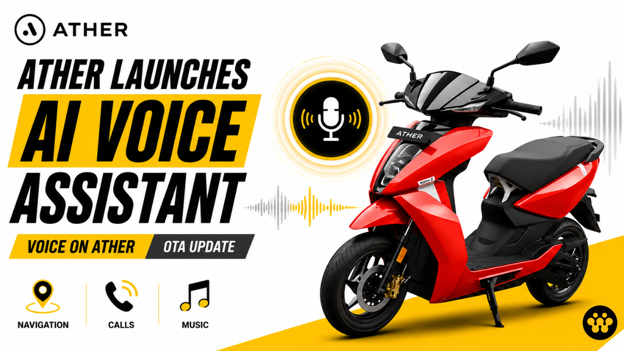 Ather Energy Launches 'Voice on Ather': AI-Powered Voice Commands for Electric Scooters