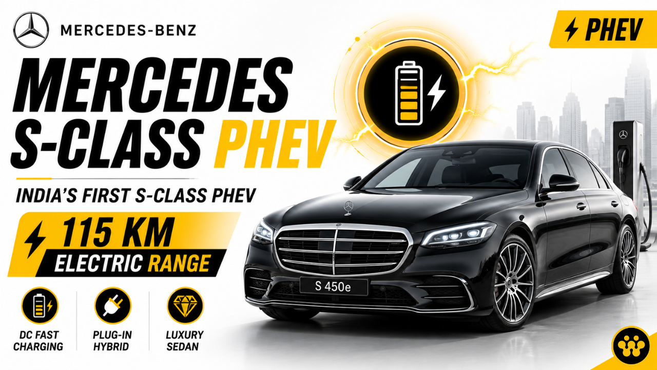 Mercedes-Benz S 450e: India's First S-Class PHEV Sets New Electric Mobility Benchmark