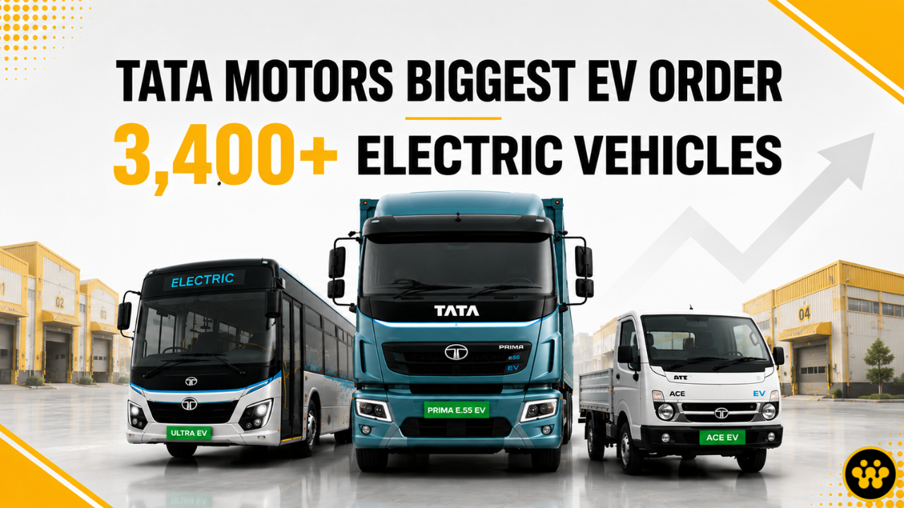 Tata Motors Powers India’s Green Logistics: Secures Massive Order for 3,400+ Electric Commercial Vehicles
