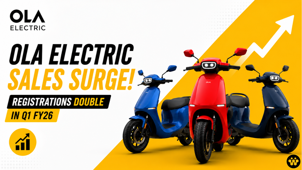 Ola Electric Sales Surge: Registrations Double in Q1 FY26, Signaling Strong Market Recovery