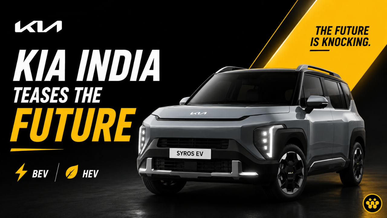 Kia India Accelerates Electrification: Syros EV and Sorento Hybrid Teased for July 2026 Debut