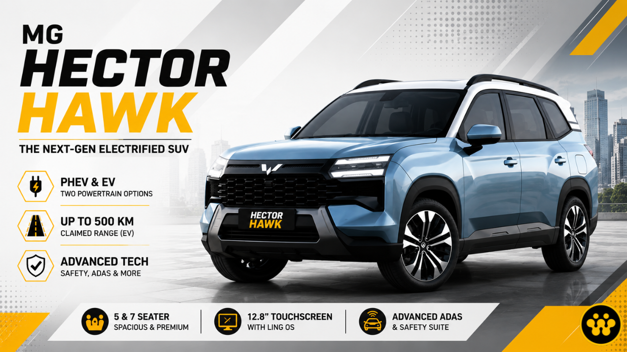 JSW MG Hector Hawk: The Wuling Starlight 560-Based SUV Coming to India