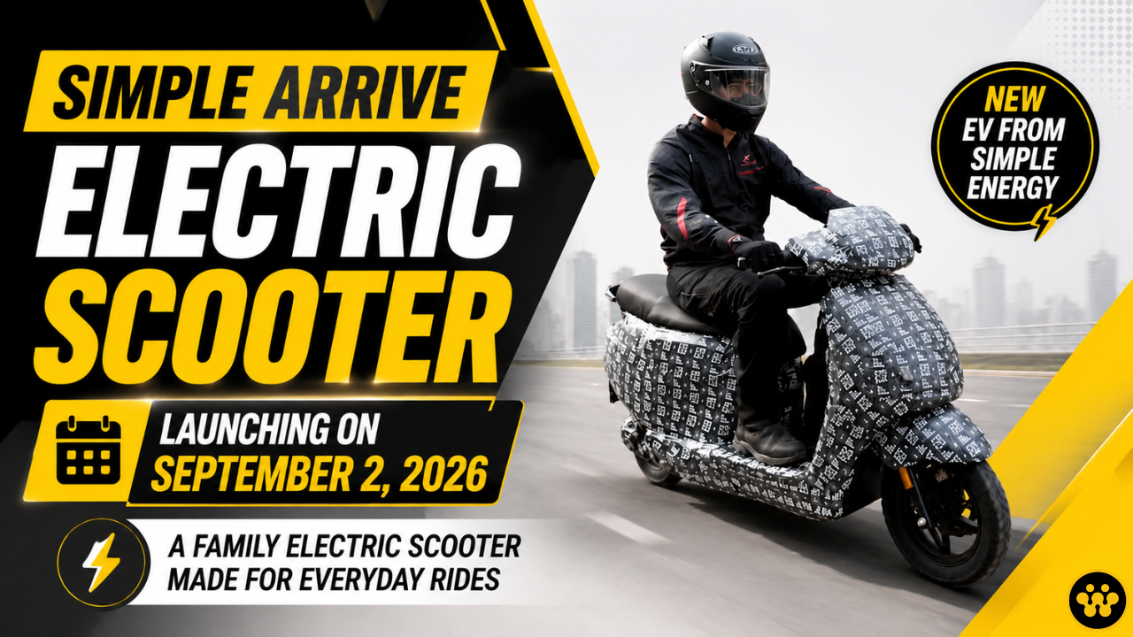 Simple Arrive Electric Scooter Launching September 2: Specs, Expected Price, and Features