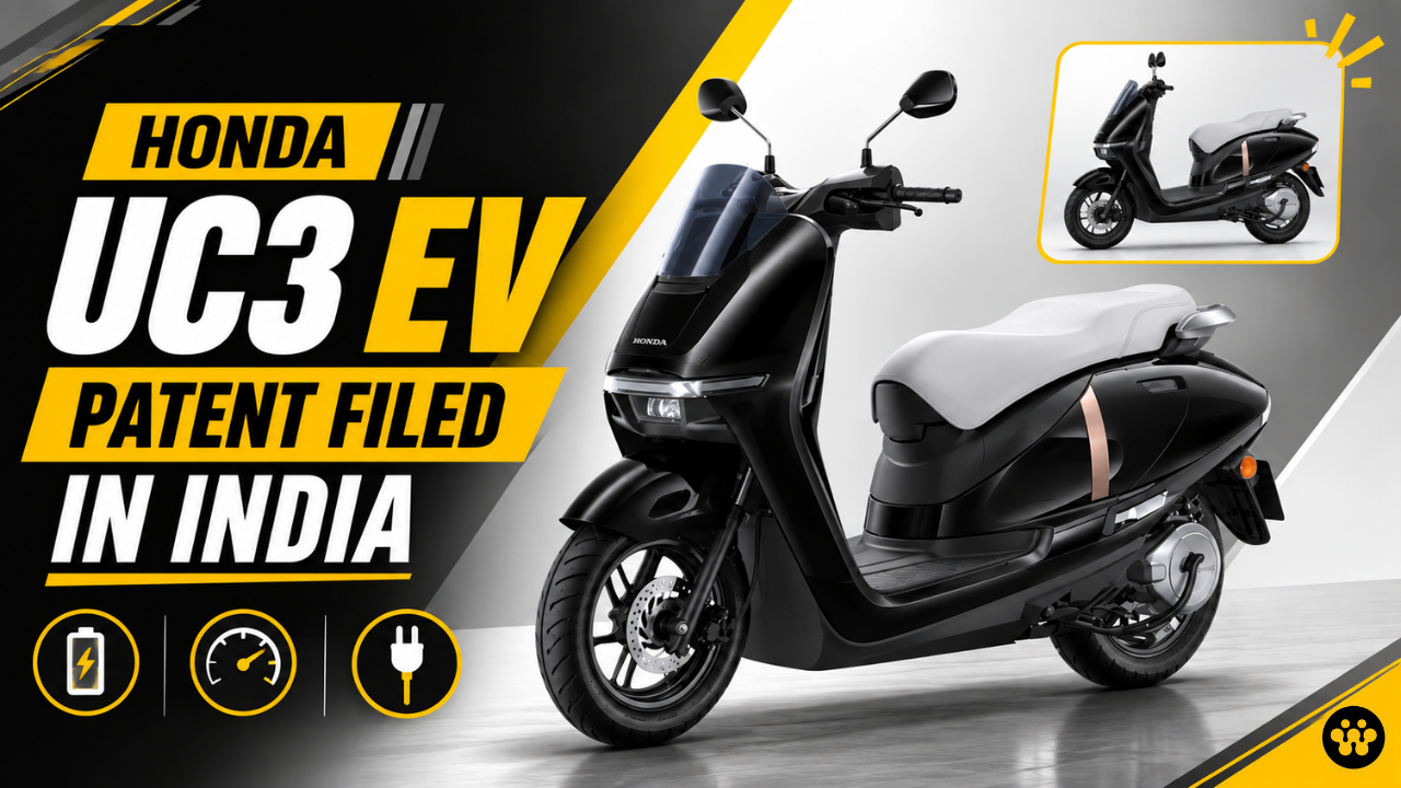 Honda UC3 EV Patent Filed in India: Range, Specs, and Potential Launch Details 