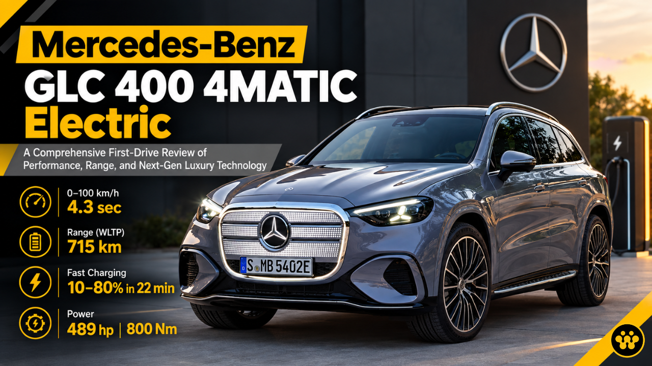 Mercedes-Benz GLC 400 4MATIC Electric Review: Performance, Range, and Tech Breakdown
